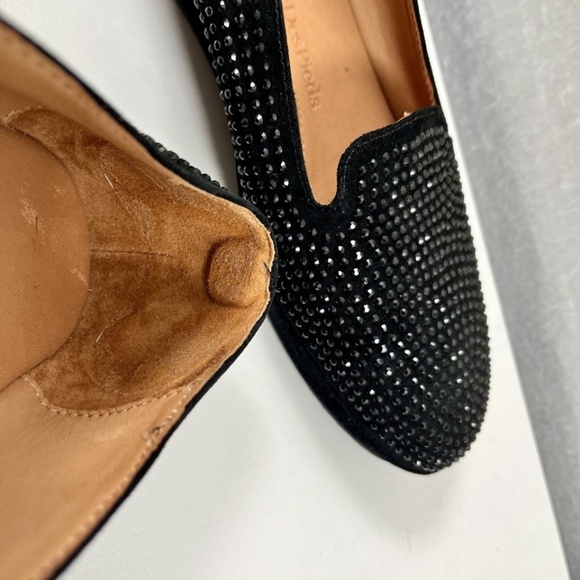 L'Amour Des Pieds Correze Stone Embellished Slip On Flat Women's Black 8.5M - Picture 8 of 8